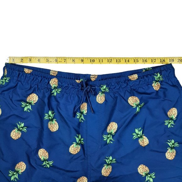 NWT Old Navy Pineapple Print Swim Shorts Size XL - Picture 2 of 9